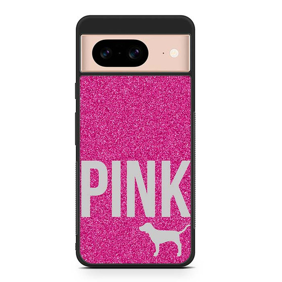 Pink Glitter Original Victoria's Secret Google Pixel 8/ Pixel 8a/ Pixel 8 Pro Case