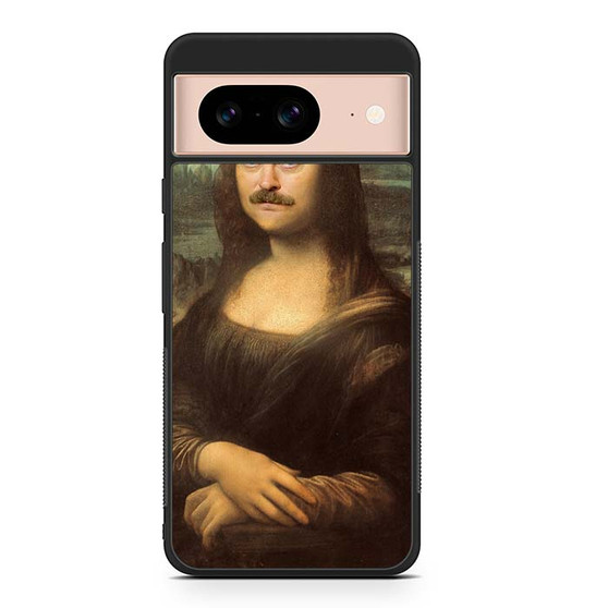 ron swanson monalisa Google Pixel 8/ Pixel 8a/ Pixel 8 Pro Case