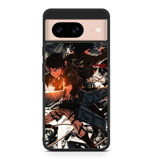 Attack on Titan Eren and Mikasa Google Pixel 8/ Pixel 8a/ Pixel 8 Pro Case