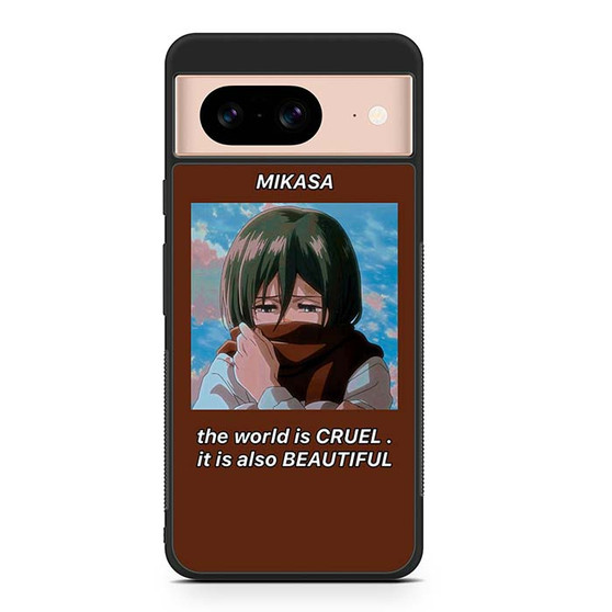 Attack On Titan Mikasa Quotes 1 Google Pixel 8/ Pixel 8a/ Pixel 8 Pro Case