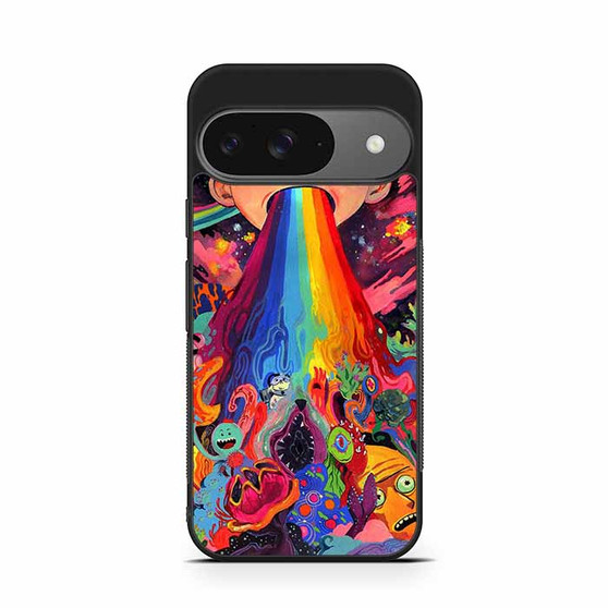 Psychedelic Rick and Morty Google Pixel 9/ Pixel 9a/ Pixel 9 Pro/ Pixel 9 Pro XL Case