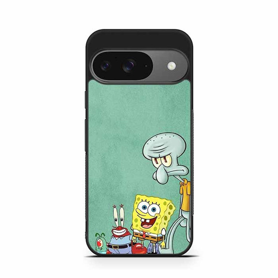 Spongebob Mr Krab Squidward and Plankton Google Pixel 9/ Pixel 9a/ Pixel 9 Pro/ Pixel 9 Pro XL Case