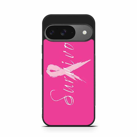 Breast Cancer survivor pink Google Pixel 9/ Pixel 9a/ Pixel 9 Pro/ Pixel 9 Pro XL Case