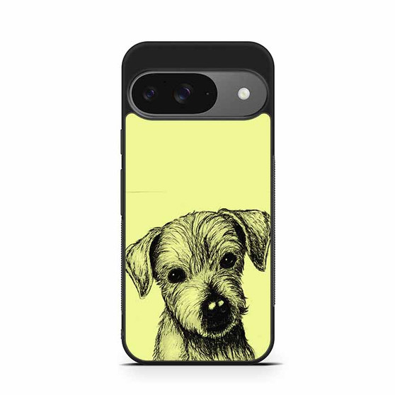cute puppy sketch Google Pixel 9/ Pixel 9a/ Pixel 9 Pro/ Pixel 9 Pro XL Case