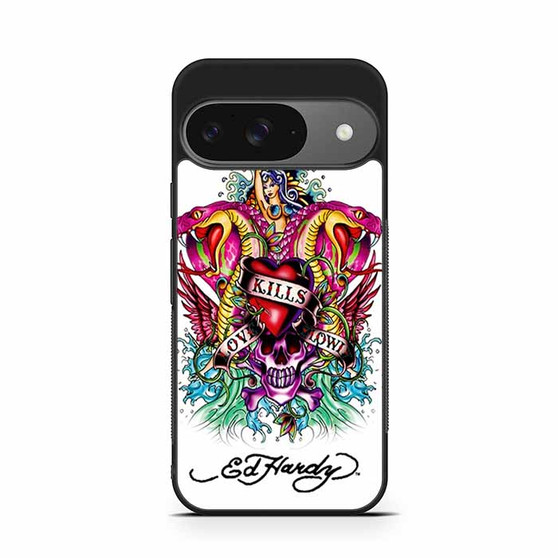 ed hardy kills love slowly Google Pixel 9/ Pixel 9a/ Pixel 9 Pro/ Pixel 9 Pro XL Case