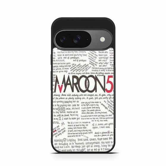 Marron 5 Lyrics Google Pixel 9/ Pixel 9a/ Pixel 9 Pro/ Pixel 9 Pro XL Case