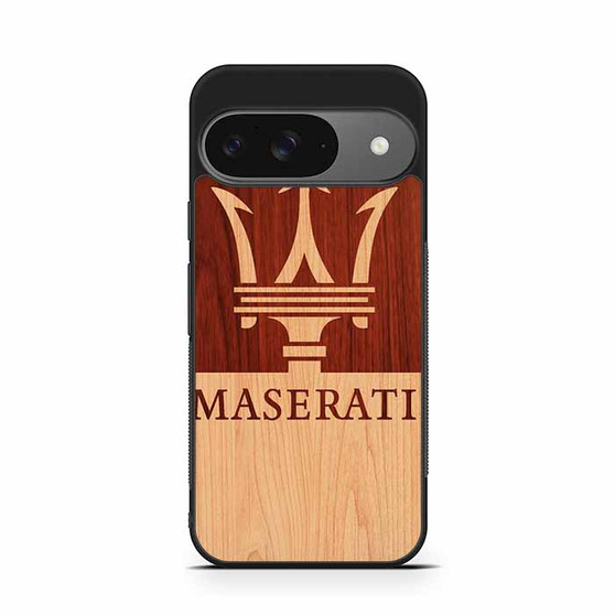 maserati wood Google Pixel 9/ Pixel 9a/ Pixel 9 Pro/ Pixel 9 Pro XL Case