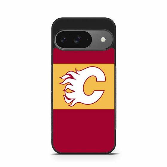 NHL Calgary Flames werw Google Pixel 9/ Pixel 9a/ Pixel 9 Pro/ Pixel 9 Pro XL Case
