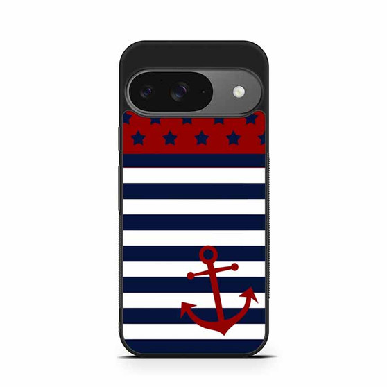 reverse american flag anchor Google Pixel 9/ Pixel 9a/ Pixel 9 Pro/ Pixel 9 Pro XL Case