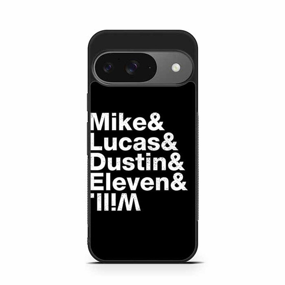 Stranger Things Mike Lucas Dustin Eleven Will Google Pixel 9/ Pixel 9a/ Pixel 9 Pro/ Pixel 9 Pro XL Case