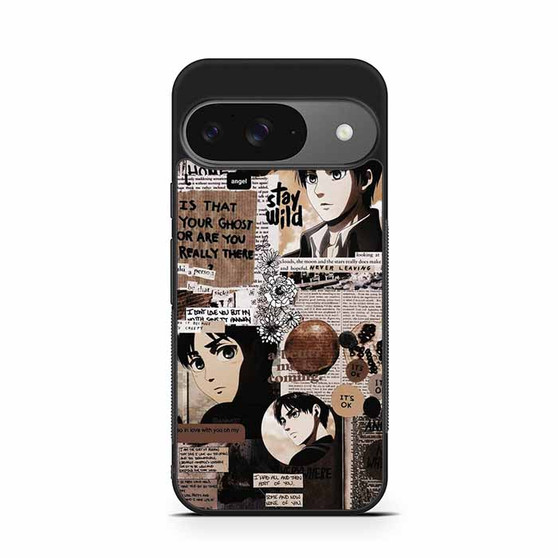 Attack on Titan Eren Quotes Google Pixel 9/ Pixel 9a/ Pixel 9 Pro/ Pixel 9 Pro XL Case