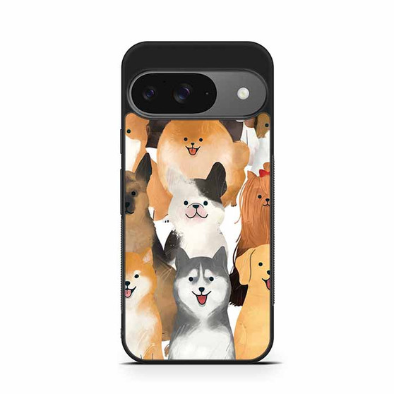 Cute Dogs Collage Google Pixel 9/ Pixel 9a/ Pixel 9 Pro/ Pixel 9 Pro XL Case