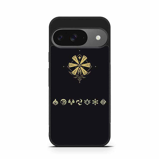 Genshin Impact Minimalist Google Pixel 9/ Pixel 9a/ Pixel 9 Pro/ Pixel 9 Pro XL Case
