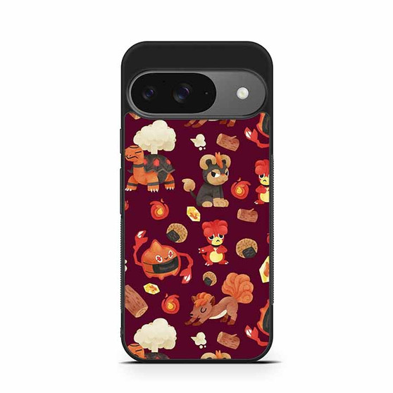 Pokemon Fire Google Pixel 9/ Pixel 9a/ Pixel 9 Pro/ Pixel 9 Pro XL Case