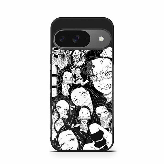 Nezuko Demon Slayer Collage Google Pixel 9/ Pixel 9a/ Pixel 9 Pro/ Pixel 9 Pro XL Case