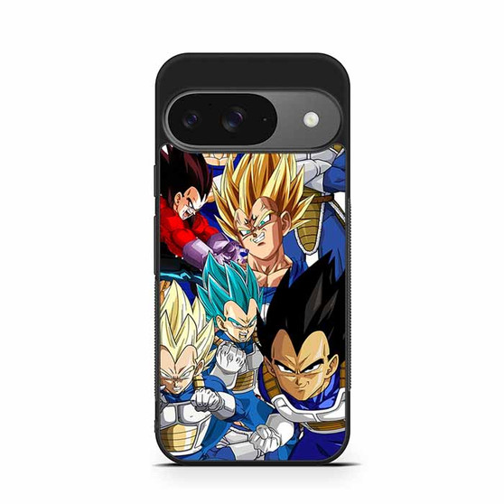 Vegeta Dragon Ball Collage Google Pixel 9/ Pixel 9a/ Pixel 9 Pro/ Pixel 9 Pro XL Case