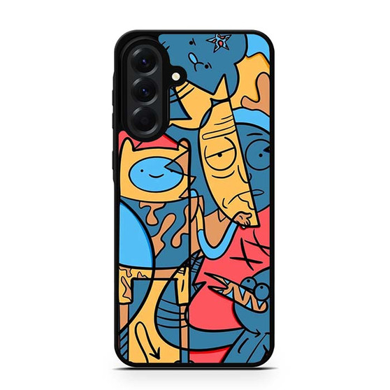 Adventure time rick and morty Samsung Galaxy A56 Case