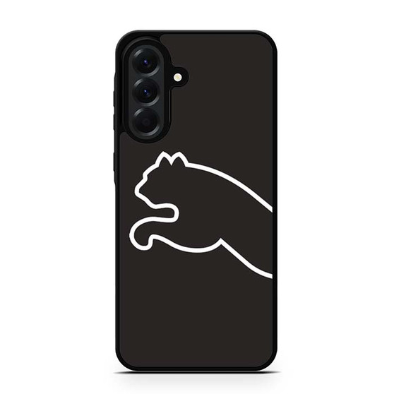 black puma half logo Samsung Galaxy A56 Case