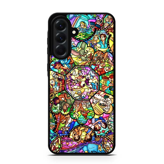 disney characters stained glass Samsung Galaxy A56 Case