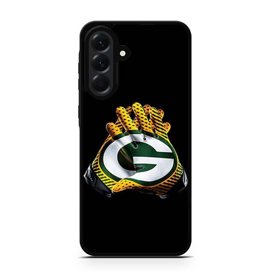 Green Bay Packer On Gloves Samsung Galaxy A56 Case