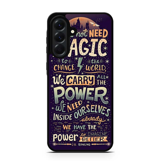 J.K. Rowling Quotes Samsung Galaxy A56 Case