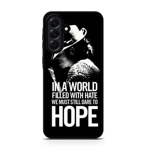Michael Jackson Quotes Samsung Galaxy A56 Case