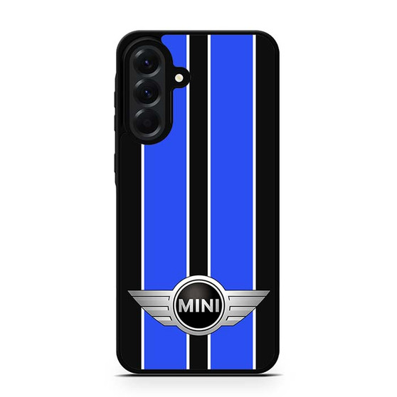 Mini Cooper Black And Blue Samsung Galaxy A56 Case