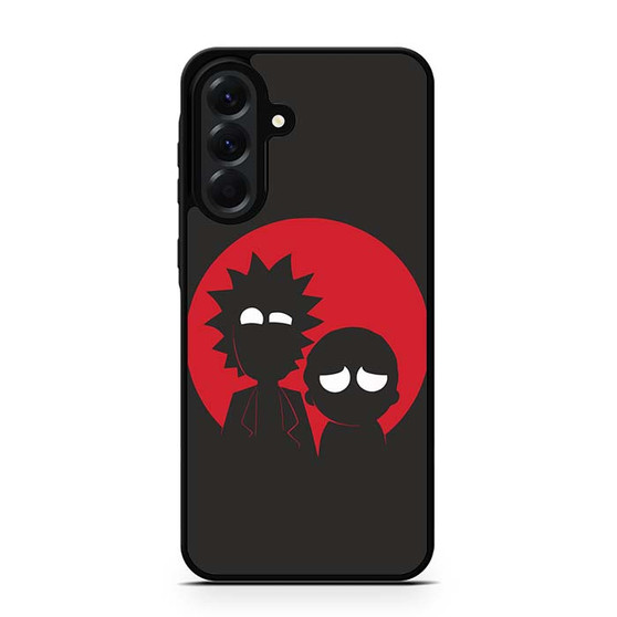 Rick And Morty Silohuette Samsung Galaxy A56 Case Rick And Morty Silohuette Samsung Galaxy A56 Case