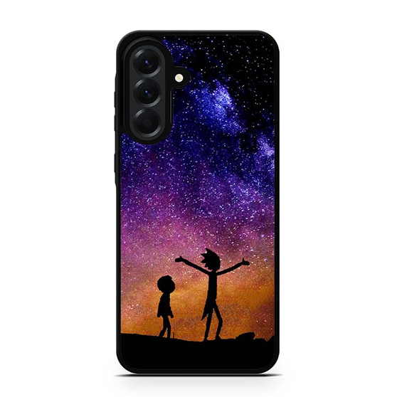 rick and morty space nebula Samsung Galaxy A56 Case