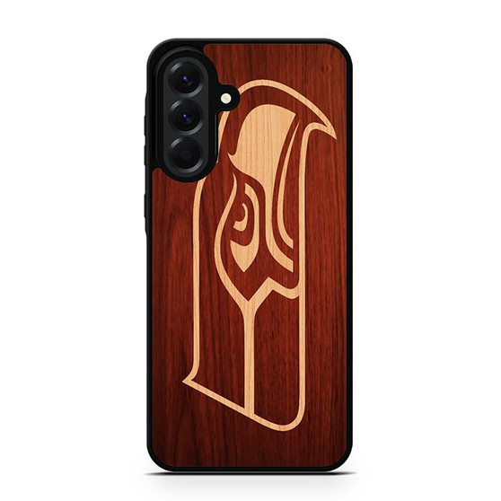 seahawk wood Samsung Galaxy A56 Case