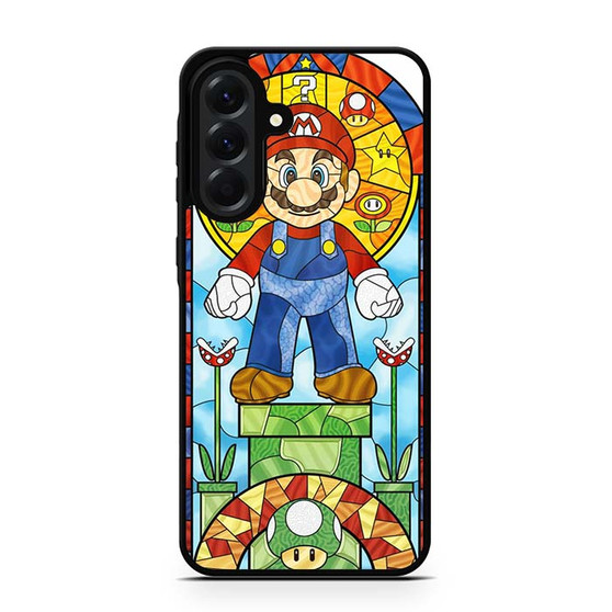 Super Mario Glass Art Samsung Galaxy A56 Case