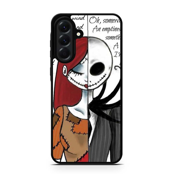 The Nightmare Before Christmas quotes Samsung Galaxy A56 Case