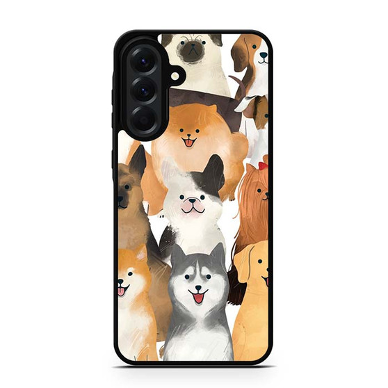 Cute Dogs Collage Samsung Galaxy A56 Case