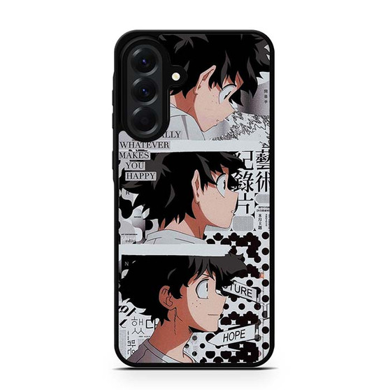 My Hero Academia Deku's Quotes Samsung Galaxy A56 Case