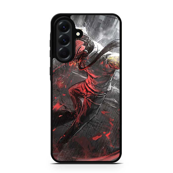 Denji Devil Mode in Rain Samsung Galaxy A56 Case