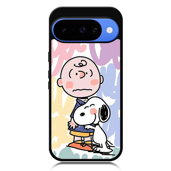 Charlie And Snoopy Hugging Google Pixel 10 Case