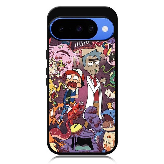 Rick and Mort Pokemon Style Google Pixel 10 Case