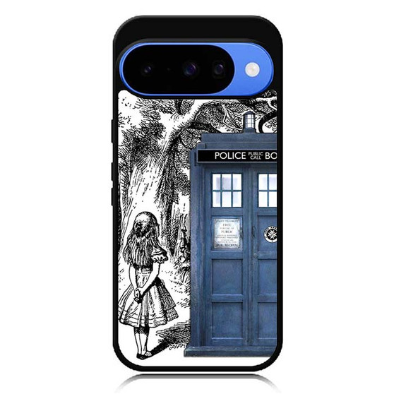 alice tardis sketch Google Pixel 10 Case