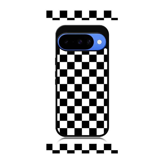 Checkerboard Distortion Google Pixel 10 Case