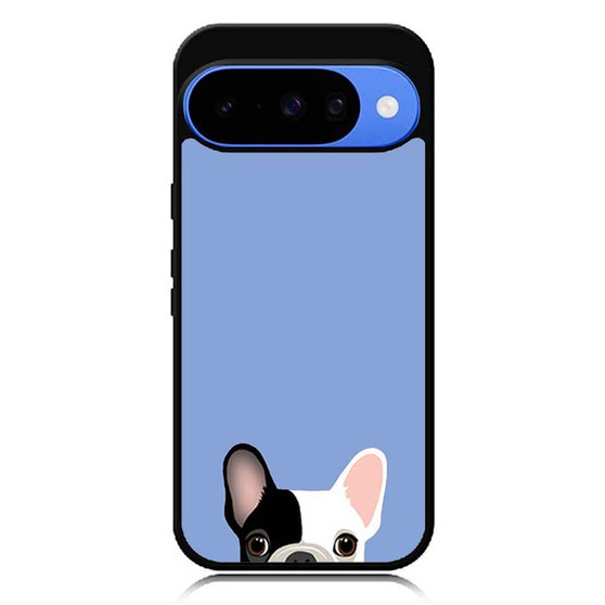 Cute French Bulldog Light Blue Google Pixel 10 Case