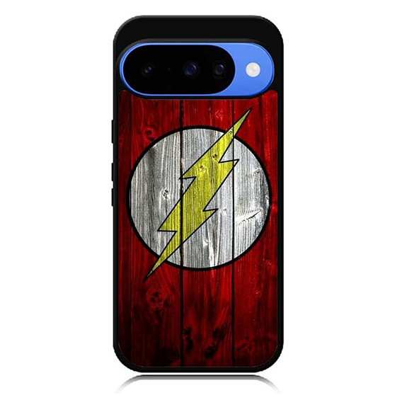 Flash Logo Wood Google Pixel 10 Case