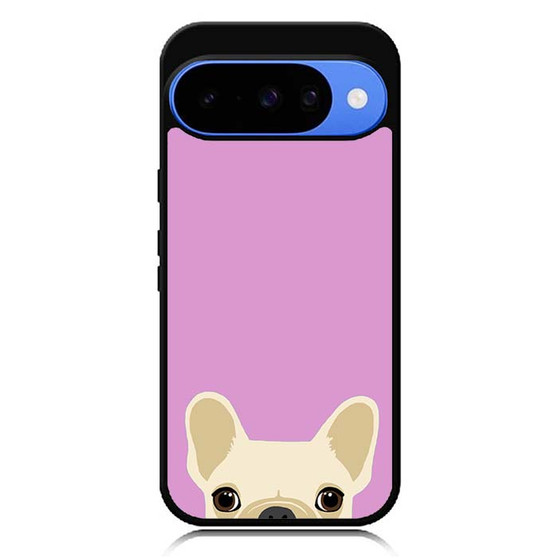 pink french bulldog Google Pixel 10 Case