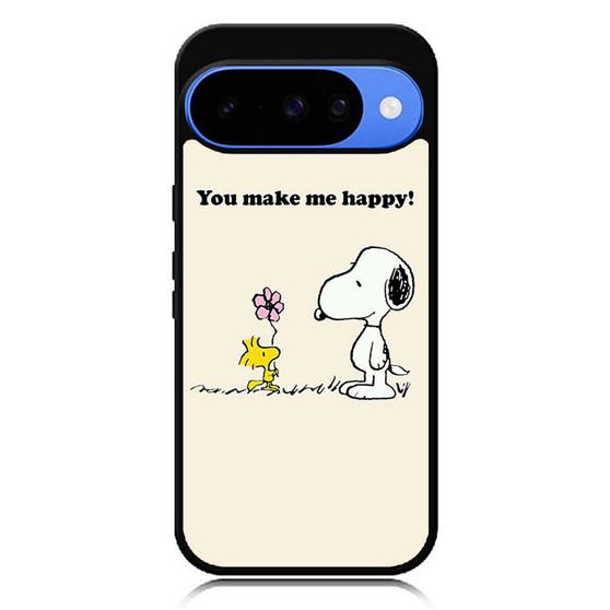 Snoopy You MAke me Happy Google Pixel 10 Case