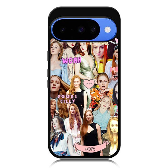 sophie turner collage Google Pixel 10 Case