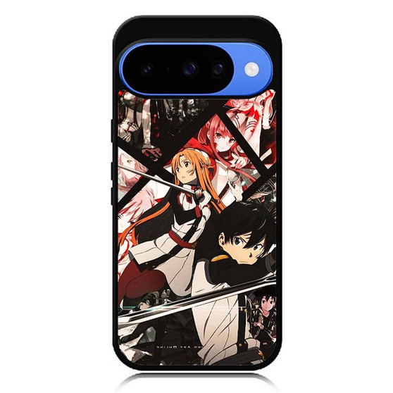 Sword Art Online Kirito & Asuna In Comic Art Google Pixel 10 Case