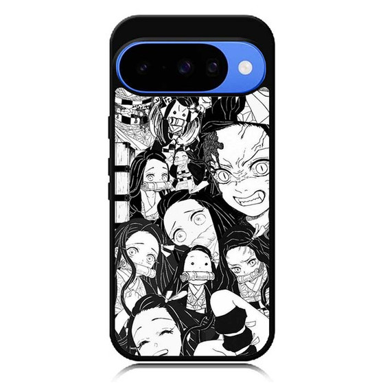 Nezuko Demon Slayer Collage Google Pixel 10 Case Nezuko Demon Slayer Collage Google Pixel 10 Case