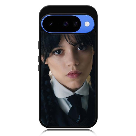 Wednesday Jenna Ortega Flat Face Google Pixel 10 Case