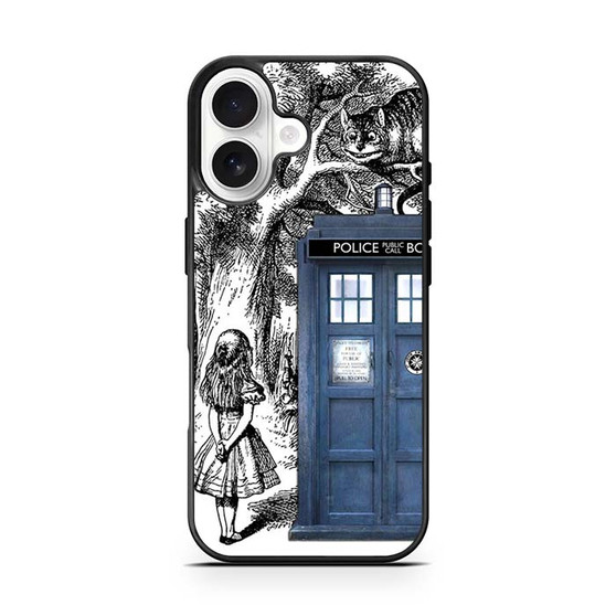 alice tardis sketch iPhone 17 Case