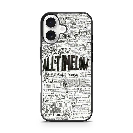 All Time Low Lyrics iPhone 17 Case
