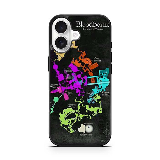 Bloodborne maps iPhone 17 Case